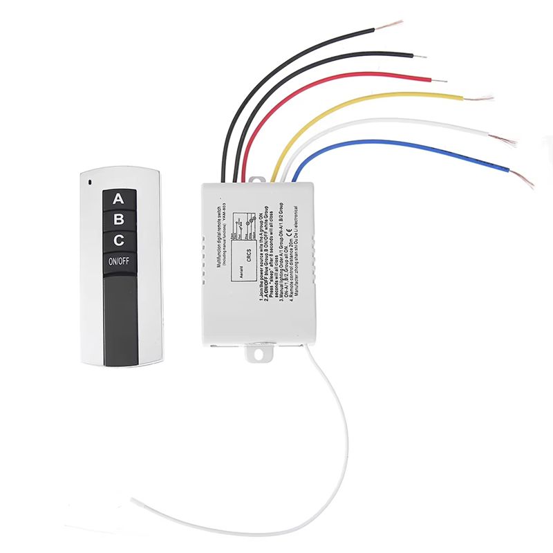 Universal Remote Smart Home - B04C-3 Way On/OFF 220V Wireless Remote