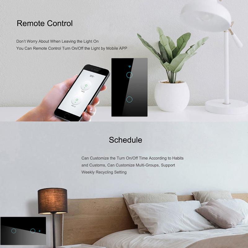 US EWeLink WiFi Touch Light Sw - Universal Remote Smart Home ulasan dan harga