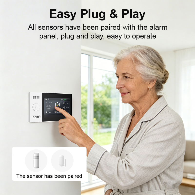 PGST 2G WiFi Alarm System Kit  - Smart Home Wiser ulasan dan harga