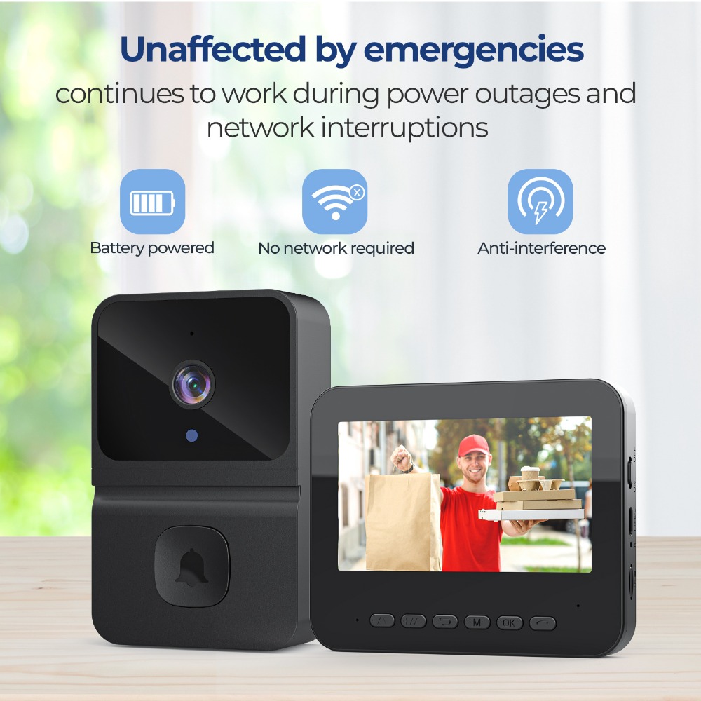 Wireless Smart Video Doorbell  - Smart Home Video ulasan dan harga